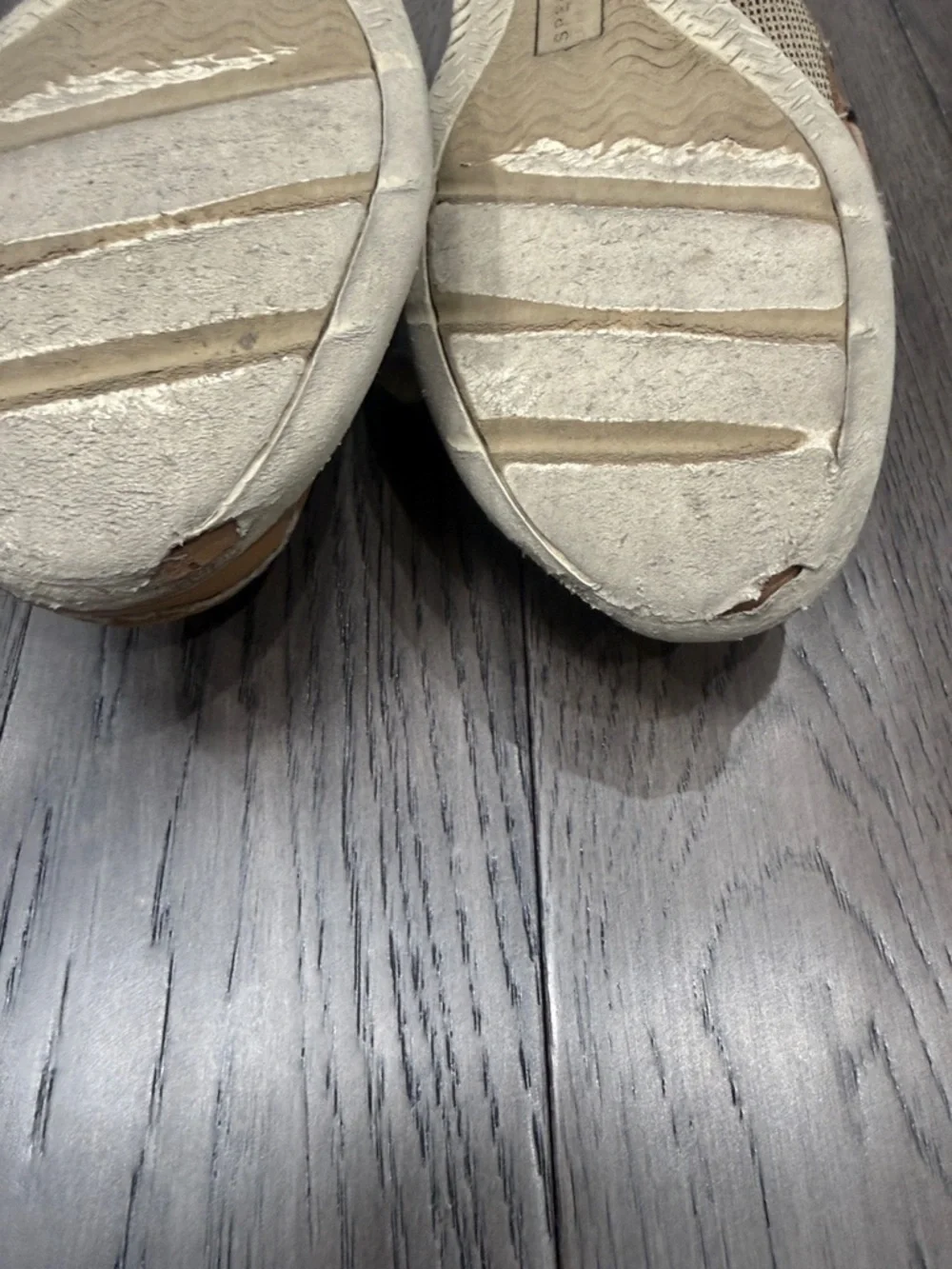 Sperry Kids Moccasin Boat Shoes in Tan